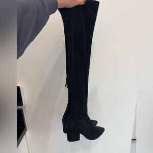 Elegant Black Women's Knee-High Boots